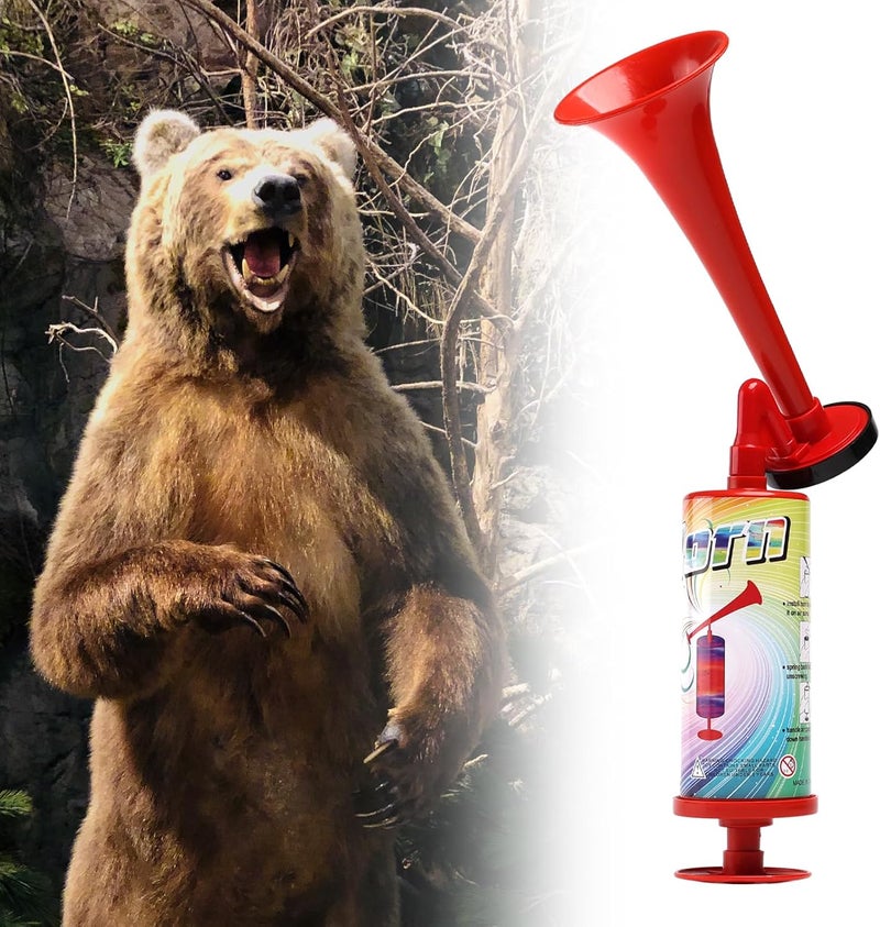 FARBIN بوق هوائي للزوارق بوق ضبابي بوق هوائي للسلامة للحيوانات البرية لفعاليات الرياضة الحفلات بوق هوائي محمول مضخة بوق هوائي يدوي - Image 1